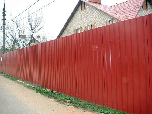 заборы из профлиста